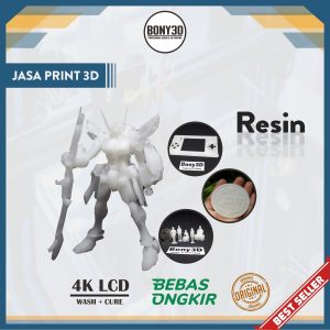 Print 3D Resin Kualitas Sangat Detail (DLP)